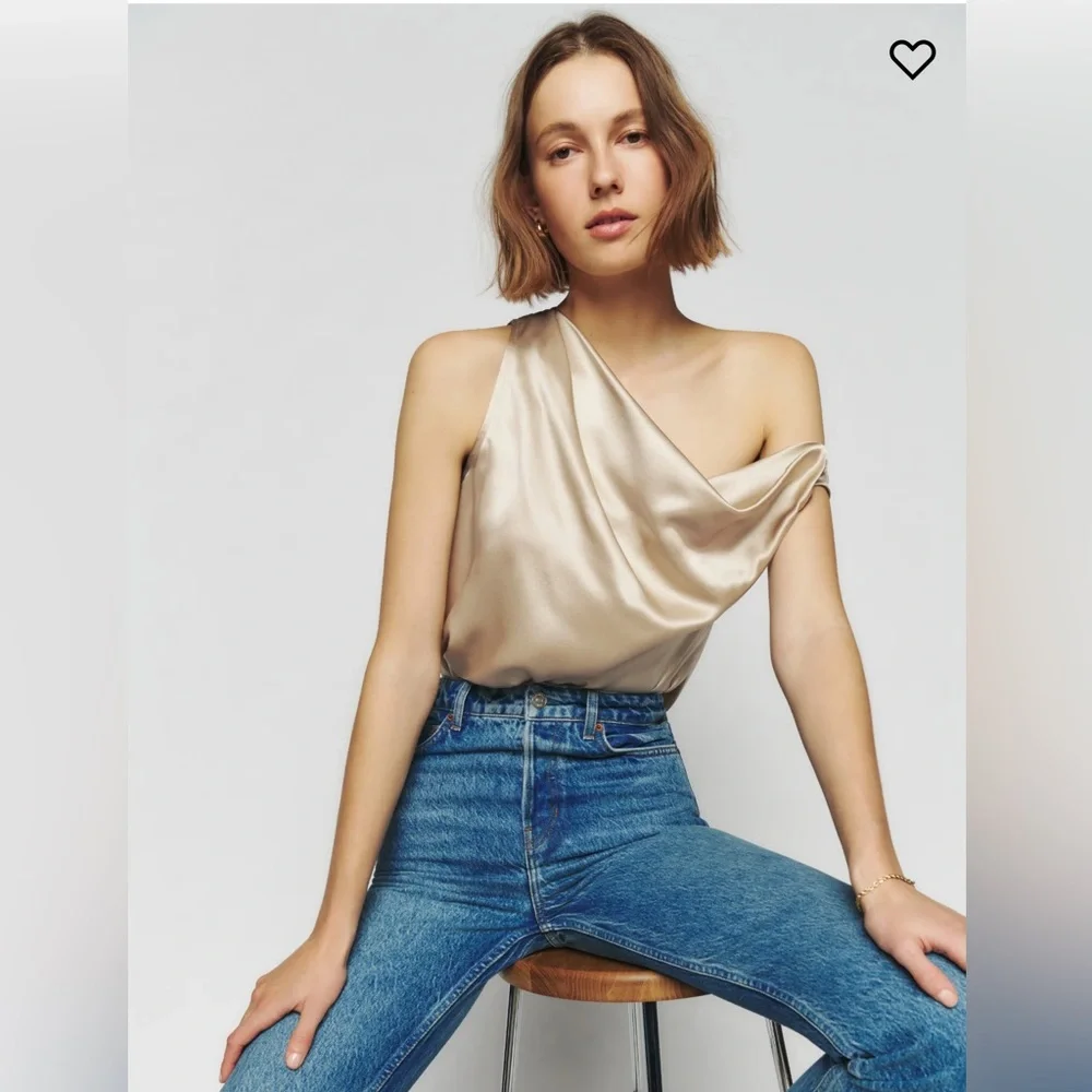 Reformation Annika Silk Top - Picture 3 of 3